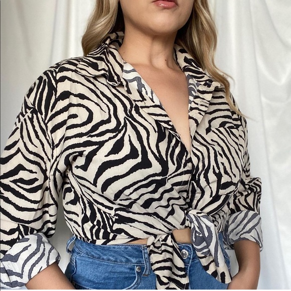 Tops - Zebra Blouse